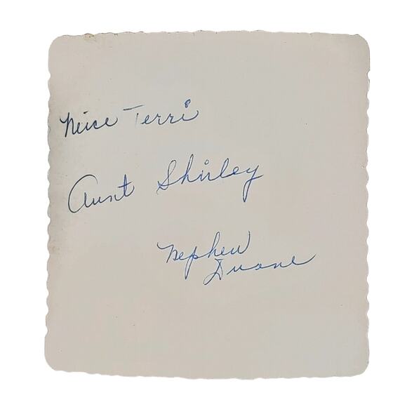 Vtg Aunt Holding Babies Original Square Monochrome Photography Found Snapshot - Picture 2 of 4